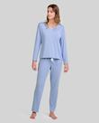 Pijama Feminino Modal Cetim Cinza Lohe