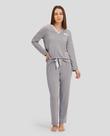 Pijama Feminino Modal Macio Cinza Lohe