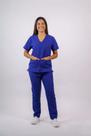 Pijama Feminino Oxford Azul Royal -