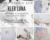Pijama Feminino - Tam. P - Série Clássicos da Literatura & As borboletas - Kit com 3 peças