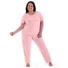 Pijama Feminino Zee Rucci Manga Curta Com Calça Plus Size Pijama Feminino Zee Rucci Manga Curta Com Calça Plus Size