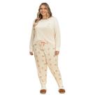 Pijama frio algodão feminino lua encantada - 10900060 lua