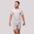 Pijama Homem Conjunto Meia Manga E Short Roupa De Dormir Pai