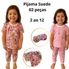 Pijama Infantil 02 Peças Super Confortável Meia Estação