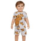 Pijama Infantil Bebê Menino Capivaras Brilha no Escuro Kyly