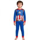 Pijama Infantil Capitão América Estampado Basic+ Confortável