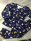 Pijama Infantil com Manga Longa e Calça Em Malha Suede Estampado