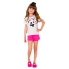 Pijama Infantil Curto Menina Bela Notte Ursinha Pijama Infantil Curto Menina Bela Notte Ursinha