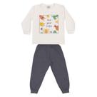 Pijama Infantil Divertidos Bichos Brilha No Escuro Dadomile