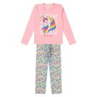 Pijama Infantil Feminino Inverno Algodão Manga Longa 04 ao 14