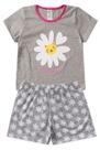 Pijama Infantil Feminino Verão Have a Nice Daisy - Hey Kids - Mescla