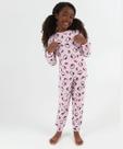 Pijama Infantil Hello Kitty Manga Longa Tam 4 a 12 Rosa