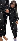 Pijama Infantil - Juvenil Feminino Aveludado Conjunto Calça e Camisa