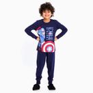Pijama Infantil Longo Capitão América Marvel Avengers