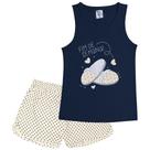 Pijama Infantil Manga Curta Menina Pulla Bulla Ref. 46500