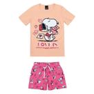 Pijama Infantil Manga Curta Snoopy Malwee Ref. 83286