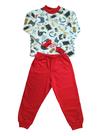 Pijama infantil masculino de inverno moletinho peluciado por dentro 0 a 4 anos Pijama infantil masculino de inverno moletinho peluciado por dentro 0 a 4 anos