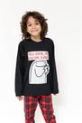 Pijama infantil masculino inverno camiseta manga longa meme flork e calça em soft