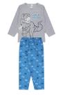 Pijama Infantil Masculino Inverno Game Night - Hey Kids Mescla
