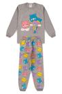 Pijama Infantil Meia Estação Menina - Urso - Cinza