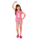 Pijama Infantil Menina Bela Notte Gatinha Favorite