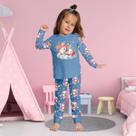 Pijama Infantil Menina Brilha no Escuro Blusa e Calça Meia Malha Confortável Moderno Kyly 1000866 Pijama Infantil Menina Brilha no Escuro Blusa e Calça Meia Malha Confortável Moderno Kyly 1000866