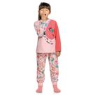 Pijama Infantil Menina Dinossauro Moletom Flanelado Elian