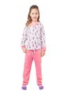 Pijama Infantil Menina Manga Longa Inverno Malha 10 a 16 a.