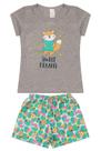 Pijama Infantil Menina Verão em Meia Malha Estampado Pijama Infantil Menina Verão em Meia Malha Estampado