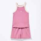 Pijama Infantil Menina Verão Regata e Short Rosa - Hering Kids