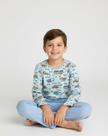 Pijama Infantil Menino, Estampado C/ Calça Azul