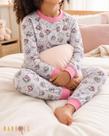 Pijama Infantil Narross Algodão Macio Estampa Gatinha Rosa e Branco Tam 6 Pijama Infantil Narross Algodão Macio Estampa Gatinha Rosa e Branco Tam 6