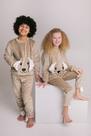 Pijama Infantil Pelucia Plush Fleece Térmico Inverno Cachorro