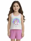 Pijama Infantil Regata e Short Estampa Unicórnio