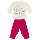 Pijama Infantil Soft Brilha No Escuro Estrela Dadomile