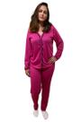 Pijama Inverno Feminino Americano Liso