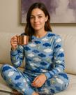 Pijama Inverno Suede Pijaminha Manga Longa Estampas Variadas