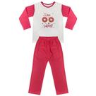 Pijama Juvenil Look Jeans Menina Donuts Pink - PINK - 10