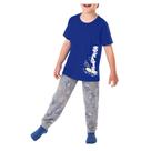 Pijama Juvenil Masculino Malwee Skate Azul - 100012