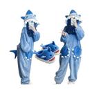 Pijama Kigurumi Com Capuz De Tubarão E Unicórnio Para Mulheres, Roupa De Inverno Para Cosplay E