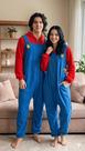 Pijama Kigurumi Mario Peluciado Macacão com Capuz Manga Longa Unissex Tamanho:M 1,51-1,62