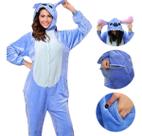 Pijama Kigurumi Stitch Macacão Adulto De Dormir Disney Pijama Kigurumi Stitch Macacão Adulto De Dormir Disney