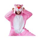 Pijama Kigurumi Unicórnio Leopardo Rosa De Flanela, Pijama Feminino De Inverno, Roupa De Dormir E De
