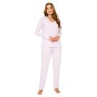 Pijama Longo Aberto Malha Algodão Floral - 255181