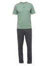 Pijama Longo Bela Notte 10011808 Masculino Gola Redonda Algodão T. P/GG Pijama Longo Bela Notte 10011808 Masculino Gola Redonda Algodão T. P/GG