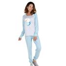Pijama Longo Coffe Algodão Desayner 2455 Modelagem Raglan