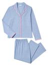 Pijama Longo Desire 1111 Feminino Americano Corações Poliviscose T. M/XG