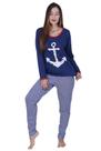 Pijama Longo Estampado - c9 BICHINHO LONGO
