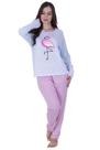 Pijama Longo Estampado Feminino -c9 BICHINHO LONGO