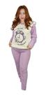 Pijama Longo Fechado Feminino Comprida Inverno